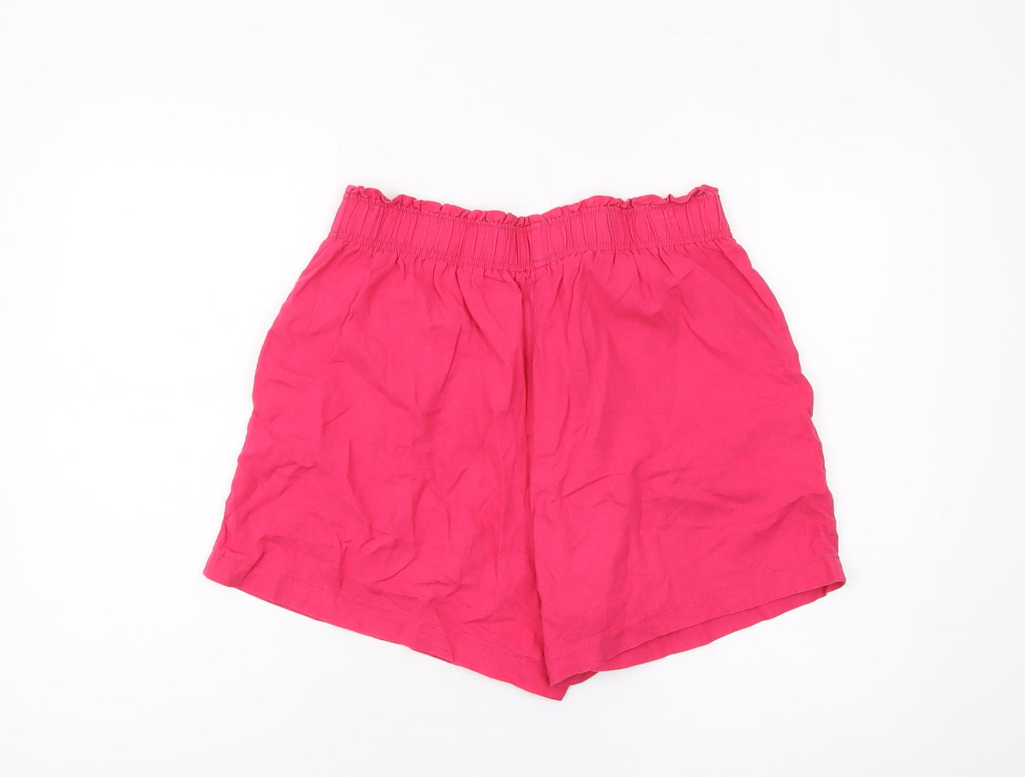 New Look Women's Pink Linen Blend Relaxed Shorts