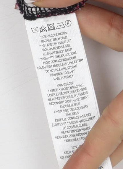 French Connection Women's Red Floral Dress Size 6