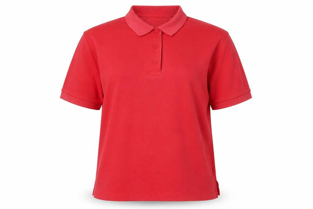 Womens UK Size 12 Berkertex Red  Polo