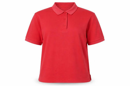Womens UK Size 12 Berkertex Red  Polo