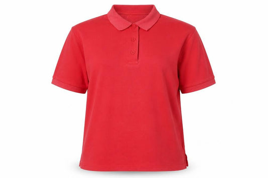 Womens UK Size 12 Berkertex Red  Polo