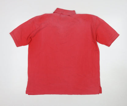 Womens UK Size 12 Berkertex Red  Polo
