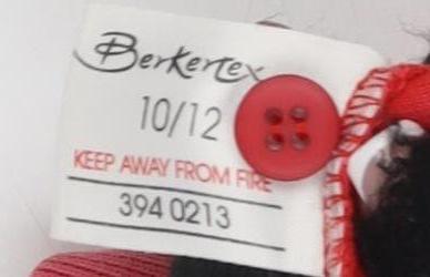 Womens UK Size 12 Berkertex Red  Polo