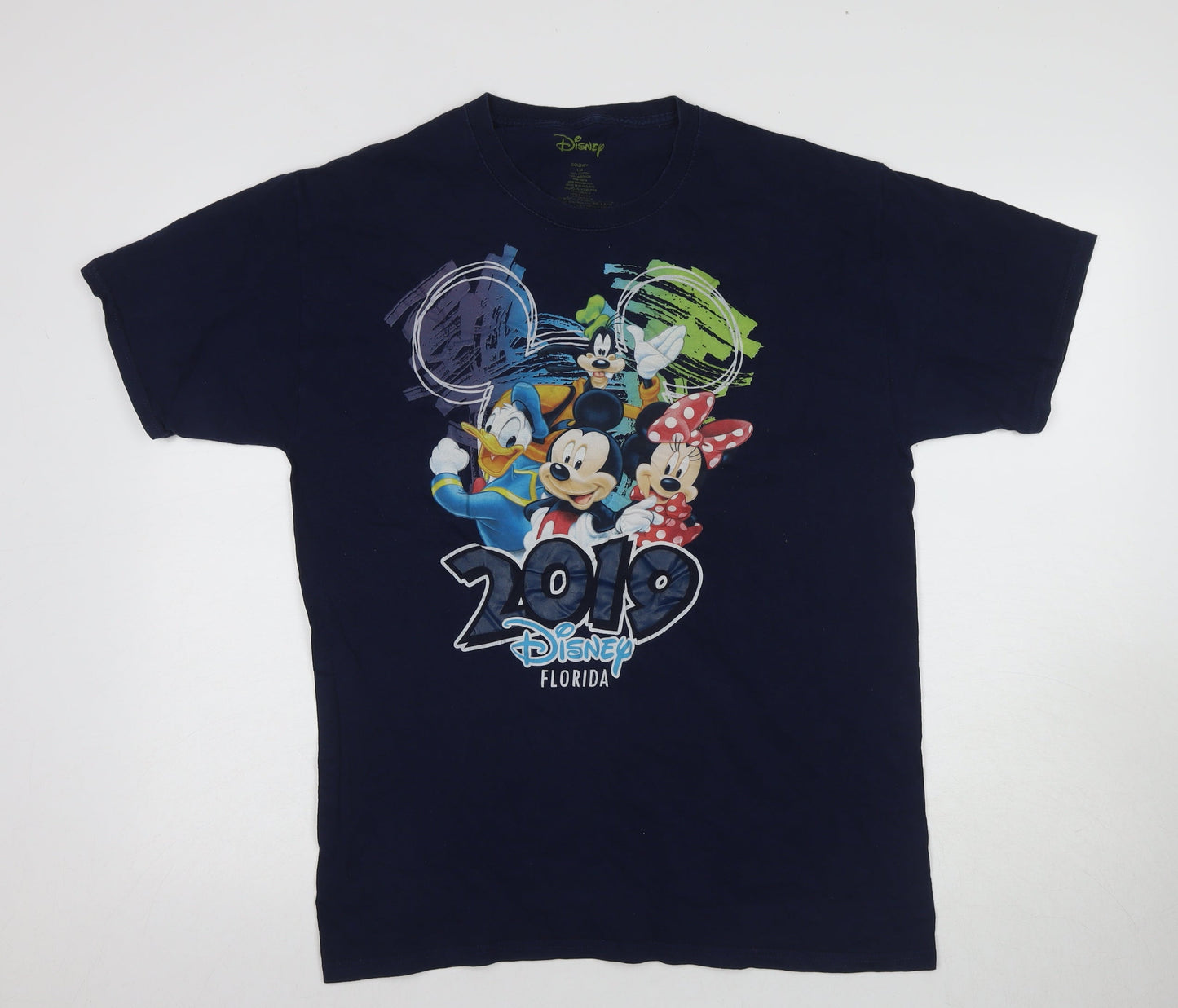 Mens UK Size L Disney Blue  T-Shirt