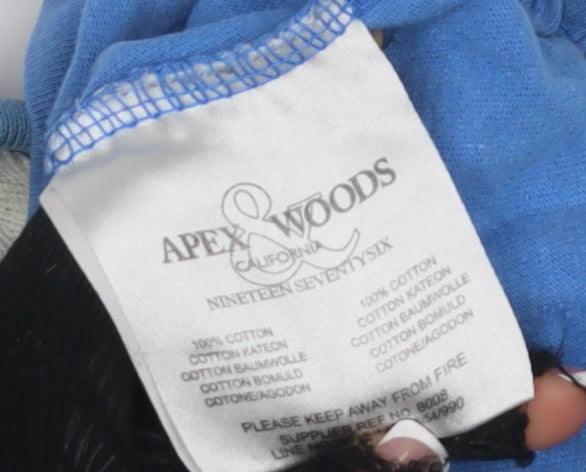 Apex & Woods Men's Blue 2XL California Polo Shirt