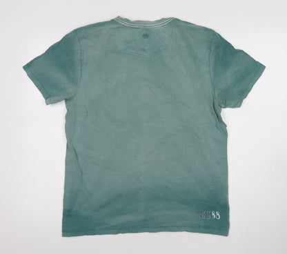 Mens UK Size M FatFace Green  T-Shirt