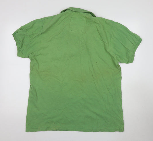 Apex & Woods Men's Green Polo Shirt 2XL Short Sleeve