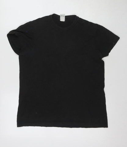 Womens UK Size XS Gap Black Basic T-Shirt