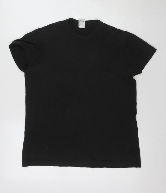 Womens UK Size XS Gap Black Basic T-Shirt