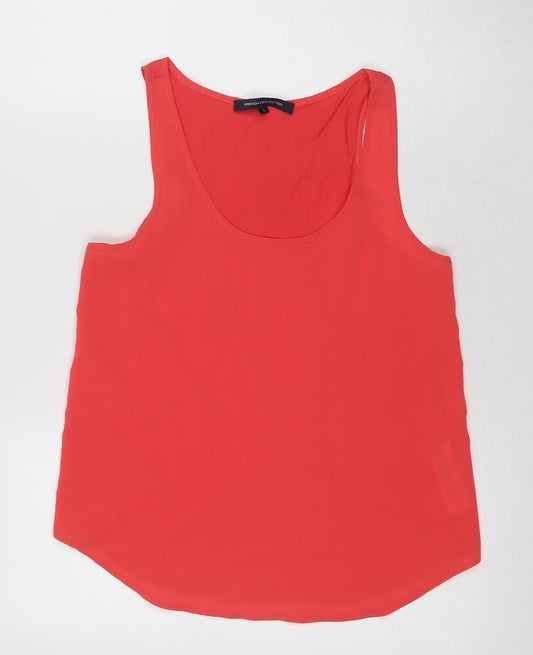 French Connection Women's Red Tank Top Size S