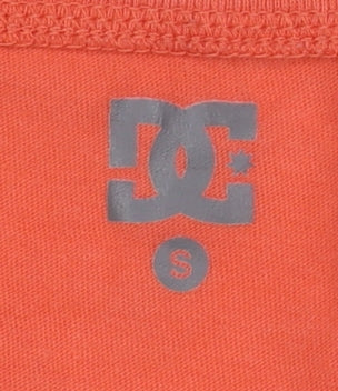 DC Shoes Men's Orange Sleeveless T-Shirt S