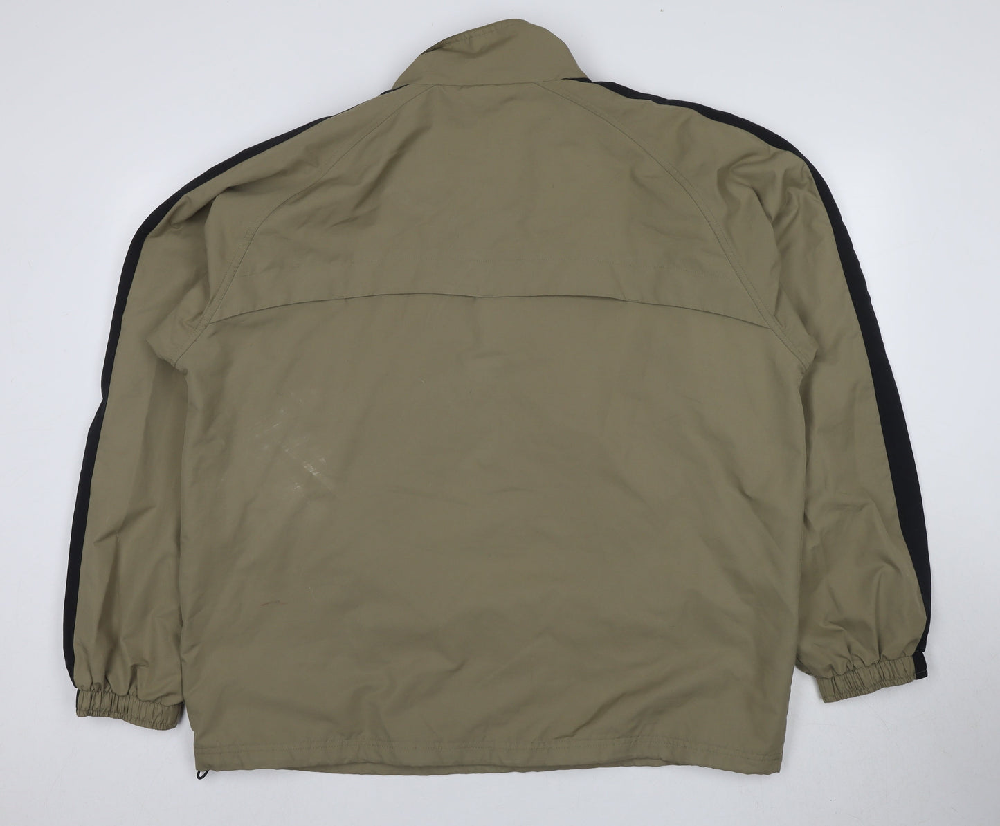 Mens UK Size XL PUMA Beige 1/4 Zip Windbreaker