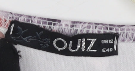 Quiz Women's Multicoloured Floral Dress, Size 12