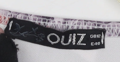 Quiz Women's Multicoloured Floral Dress, Size 12