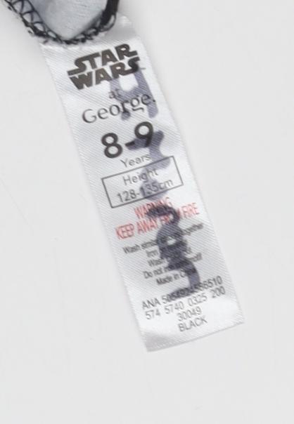 George Boys Black Star Wars Onesie 9 Years Fleece Novelty