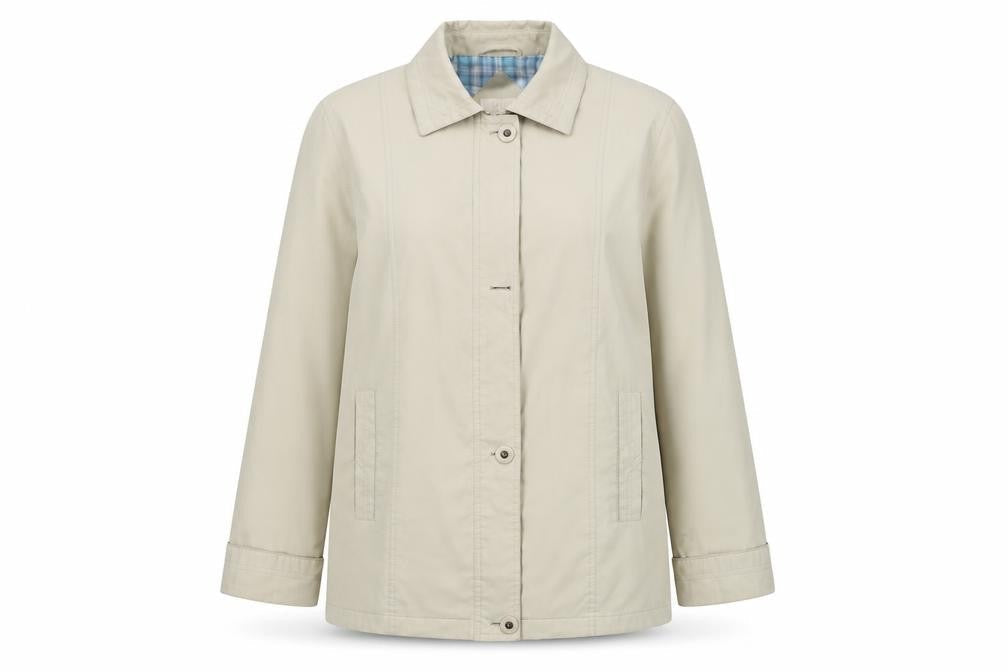 Womens UK Size 16 EWM Beige Basic Jacket