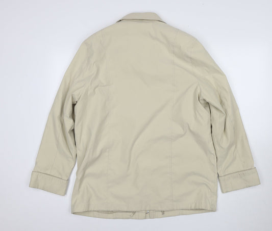 Womens UK Size 16 EWM Beige Basic Jacket
