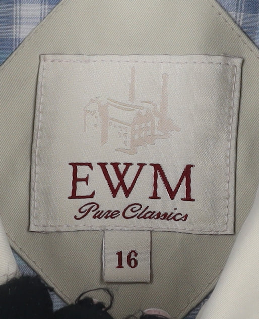 Womens UK Size 16 EWM Beige Basic Jacket
