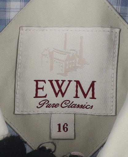 Womens UK Size 16 EWM Beige Basic Jacket
