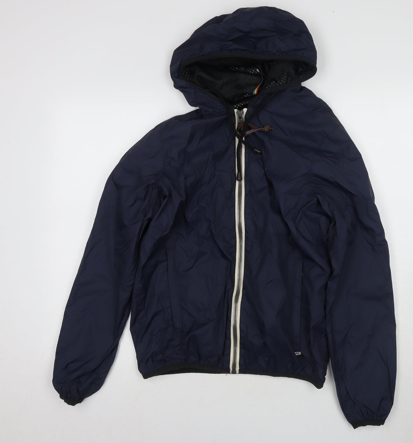 Mens UK Size S Trez Blue Windbreaker Coat