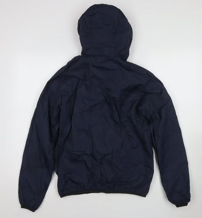 Mens UK Size S Trez Blue Windbreaker Coat