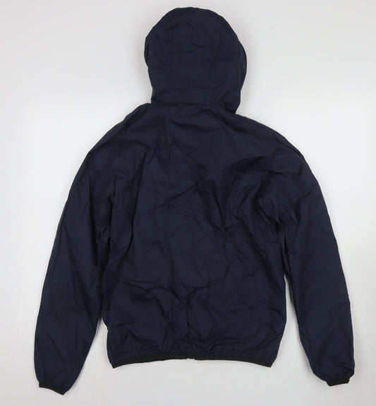 Mens UK Size S Trez Blue Windbreaker Coat