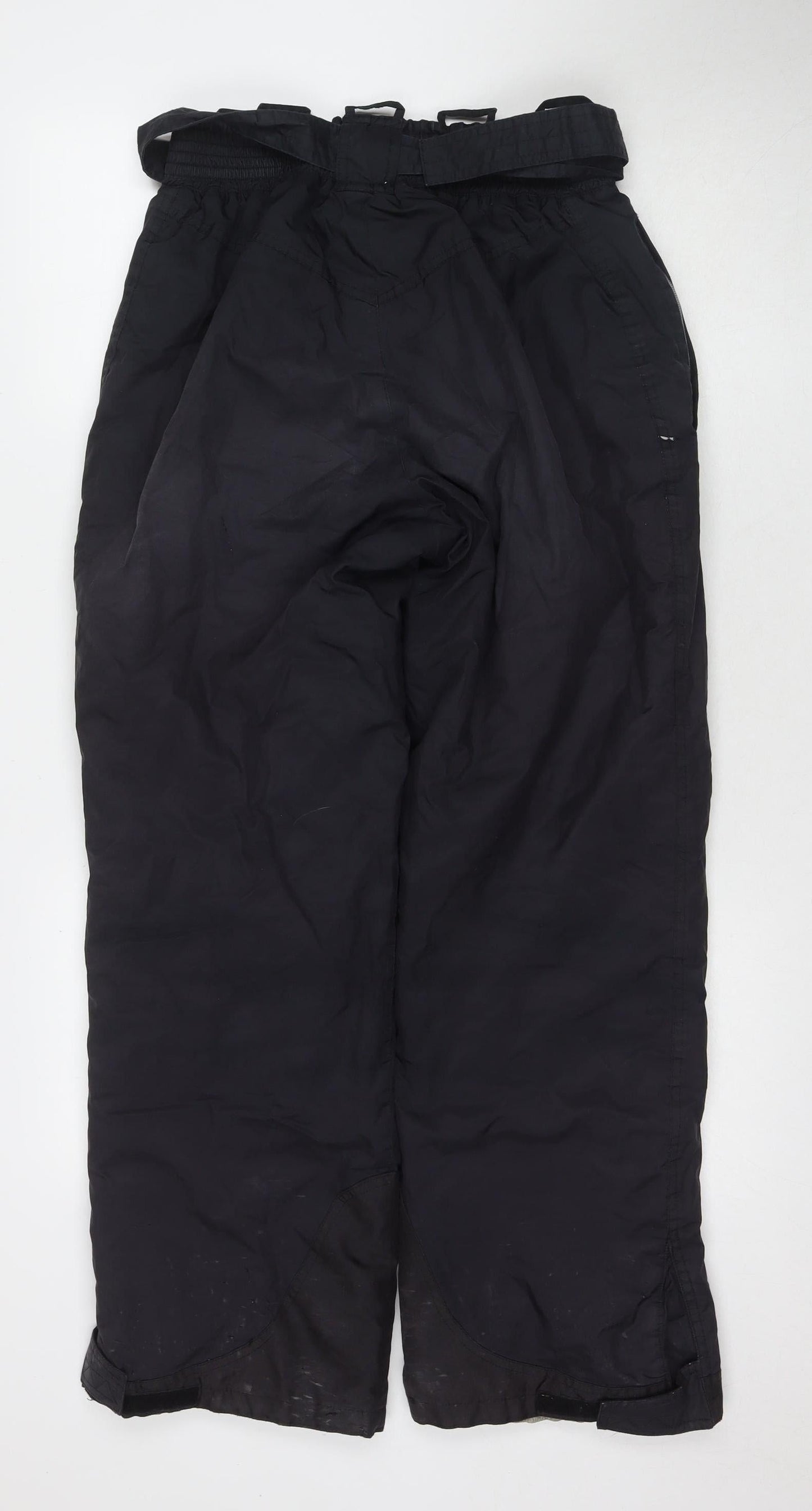 Quechua Men's Black Snow Pants Size 16 Waterproof