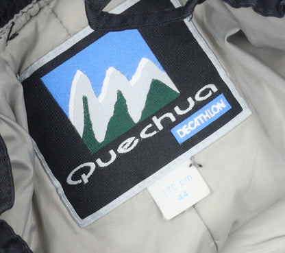 Quechua Men's Black Snow Pants Size 16 Waterproof