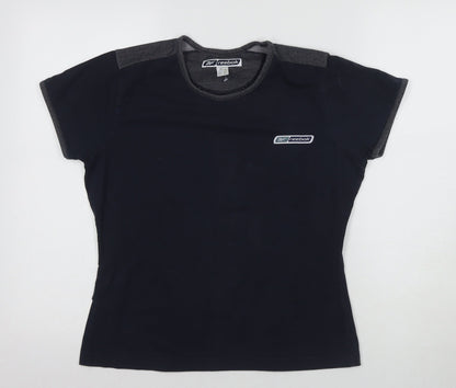Womens UK Size 12 Reebok Black Basic T-Shirt