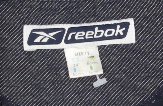 Womens UK Size 12 Reebok Black Basic T-Shirt