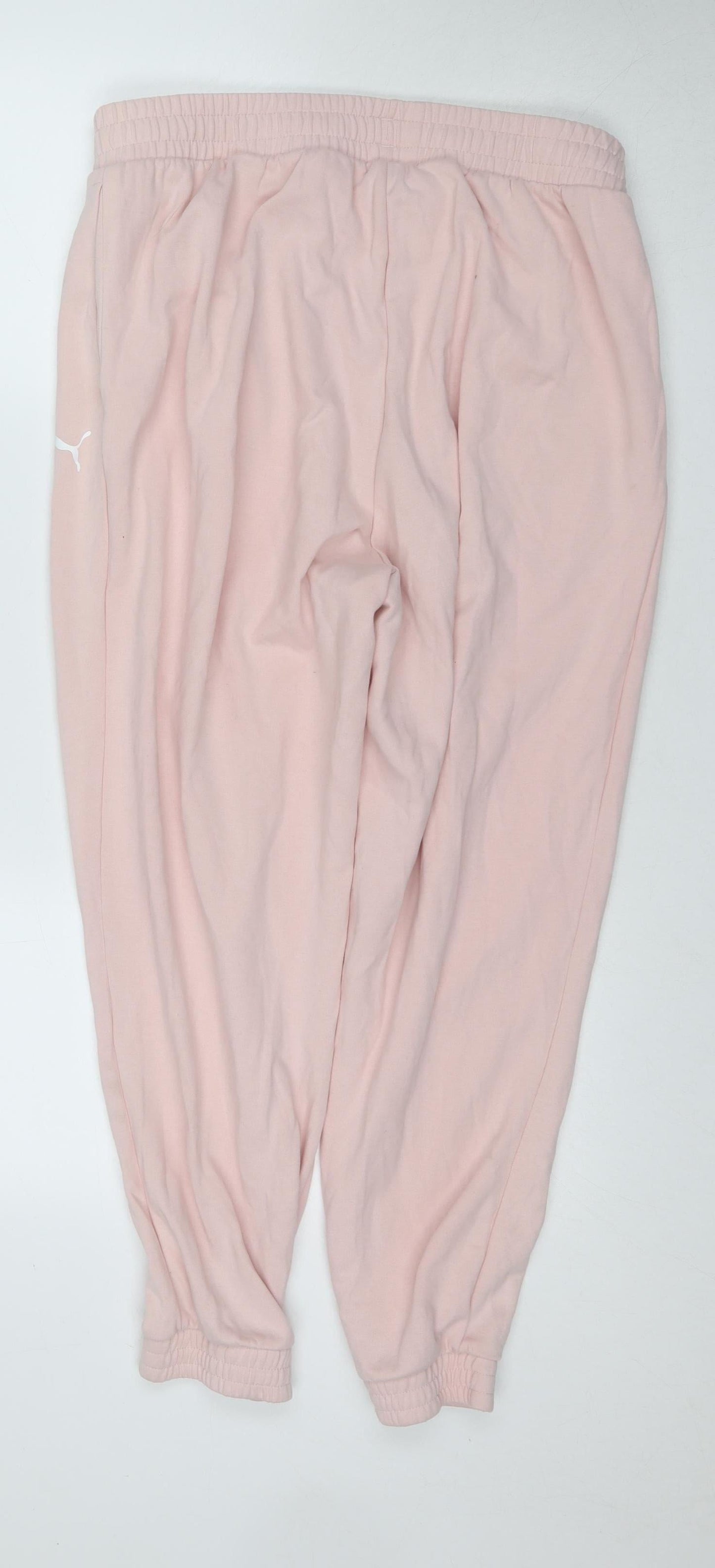 Puma Women's Pink Jogger Trousers, L, Gym & Yoga
