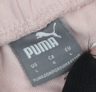 Puma Women's Pink Jogger Trousers, L, Gym & Yoga