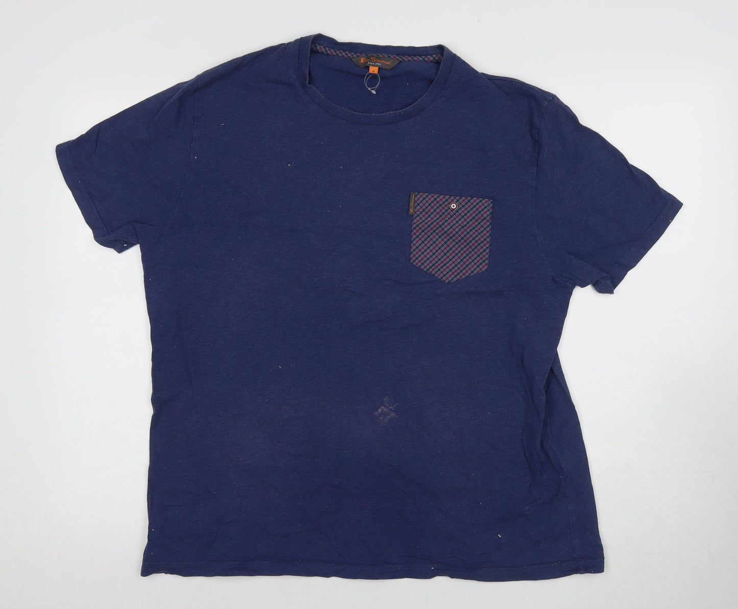 Mens UK Size XL Ben Sherman Blue  T-Shirt