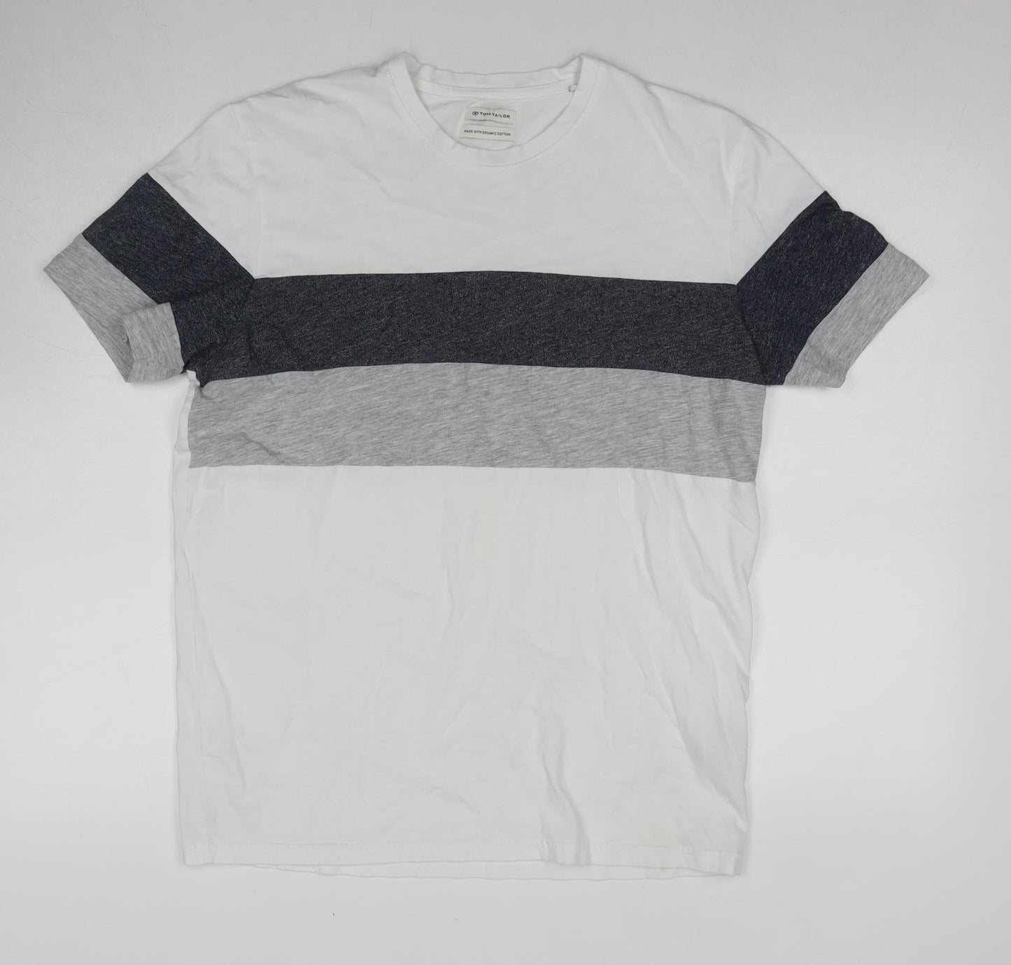 Tom Tailor Men's Colourblock T-Shirt, Large