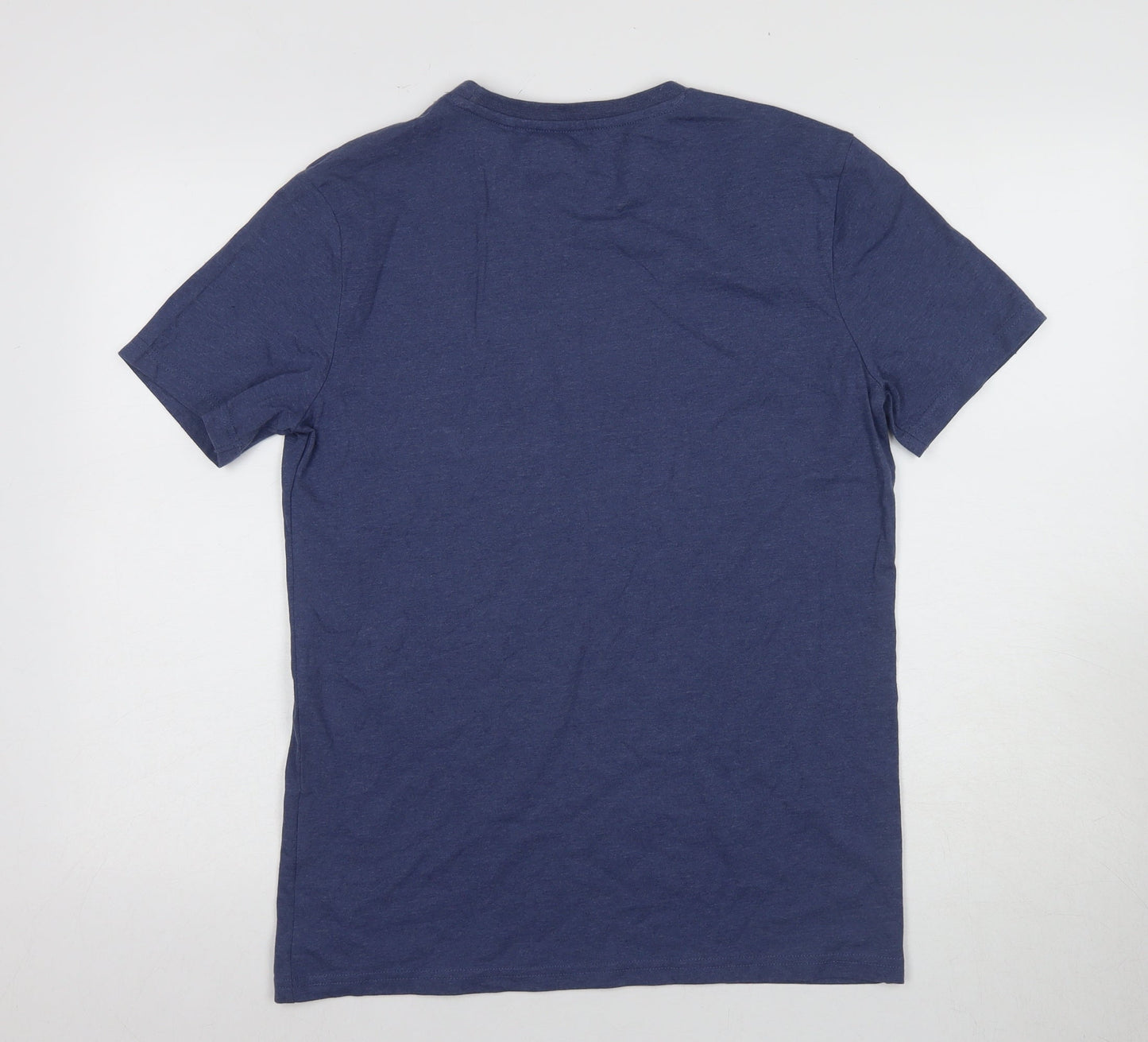 Mens UK Size S Coca-Cola Blue  T-Shirt