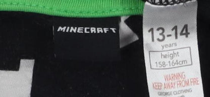 Minecraft Boys Black Long Sleeve T-Shirt 13-14 Years