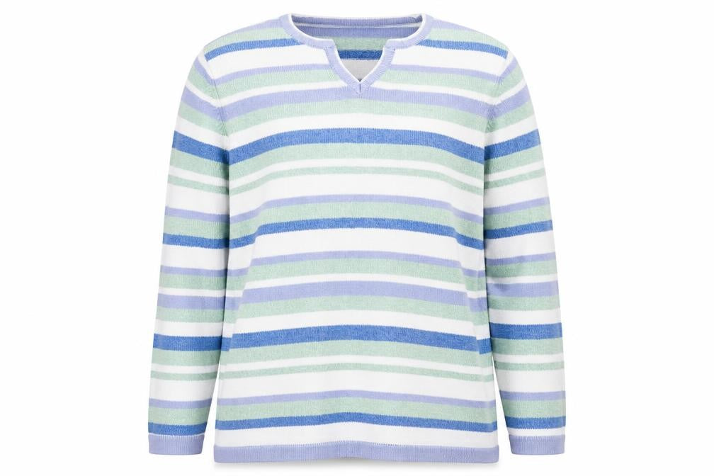 Womens UK Size L Isle Multicoloured Pullover Jumper