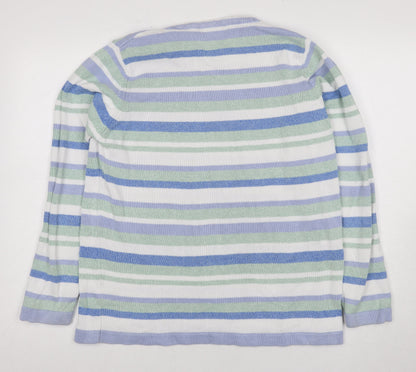 Womens UK Size L Isle Multicoloured Pullover Jumper