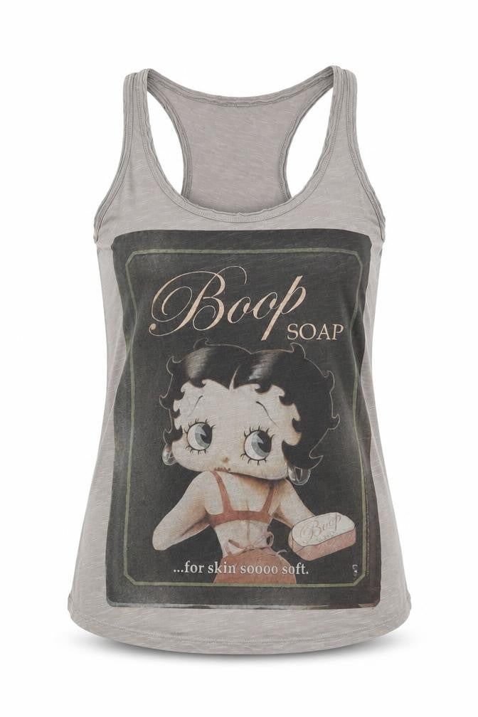 Springfield Women Beige Racerback Tank Top S