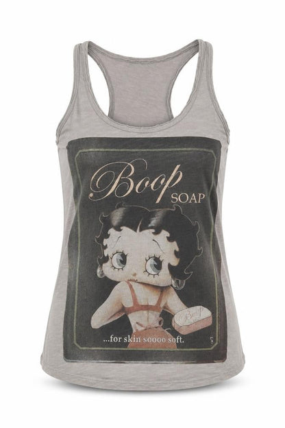 Springfield Women Beige Racerback Tank Top S