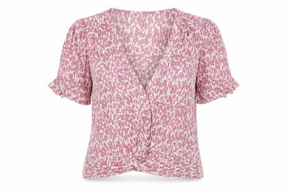 Womens UK Size M MNG Multicoloured Wrap Blouse