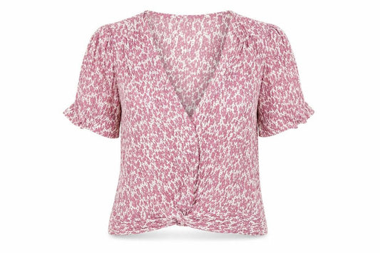 Womens UK Size M MNG Multicoloured Wrap Blouse