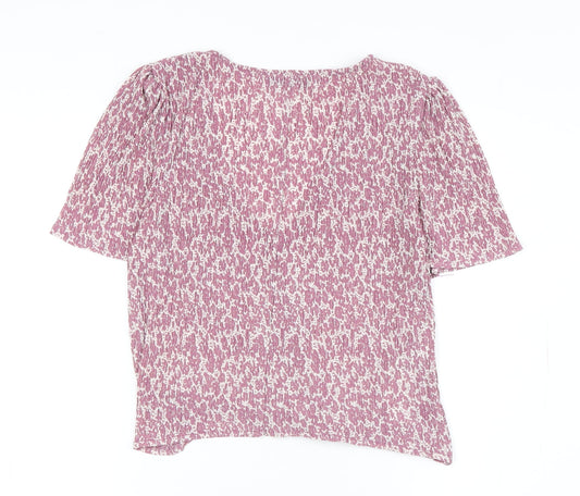 MNG Women's Multicoloured Wrap Blouse Size M