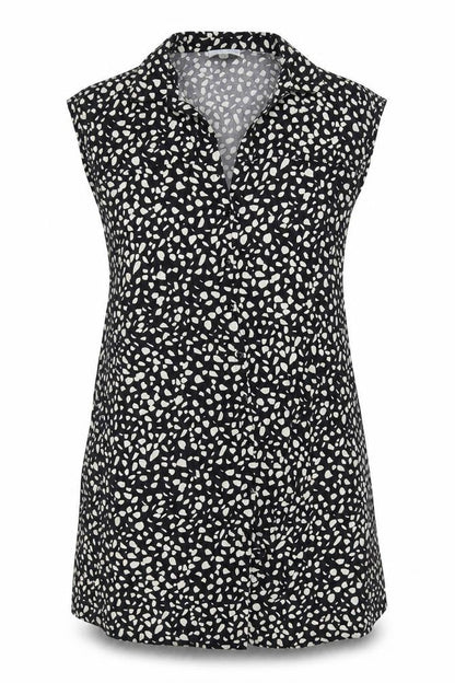 JoJo Maman Bébé Black Animal Print Shirt Dress Women S
