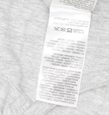 Slazenger Men's Grey M Crew Neck T-Shirt with Logo