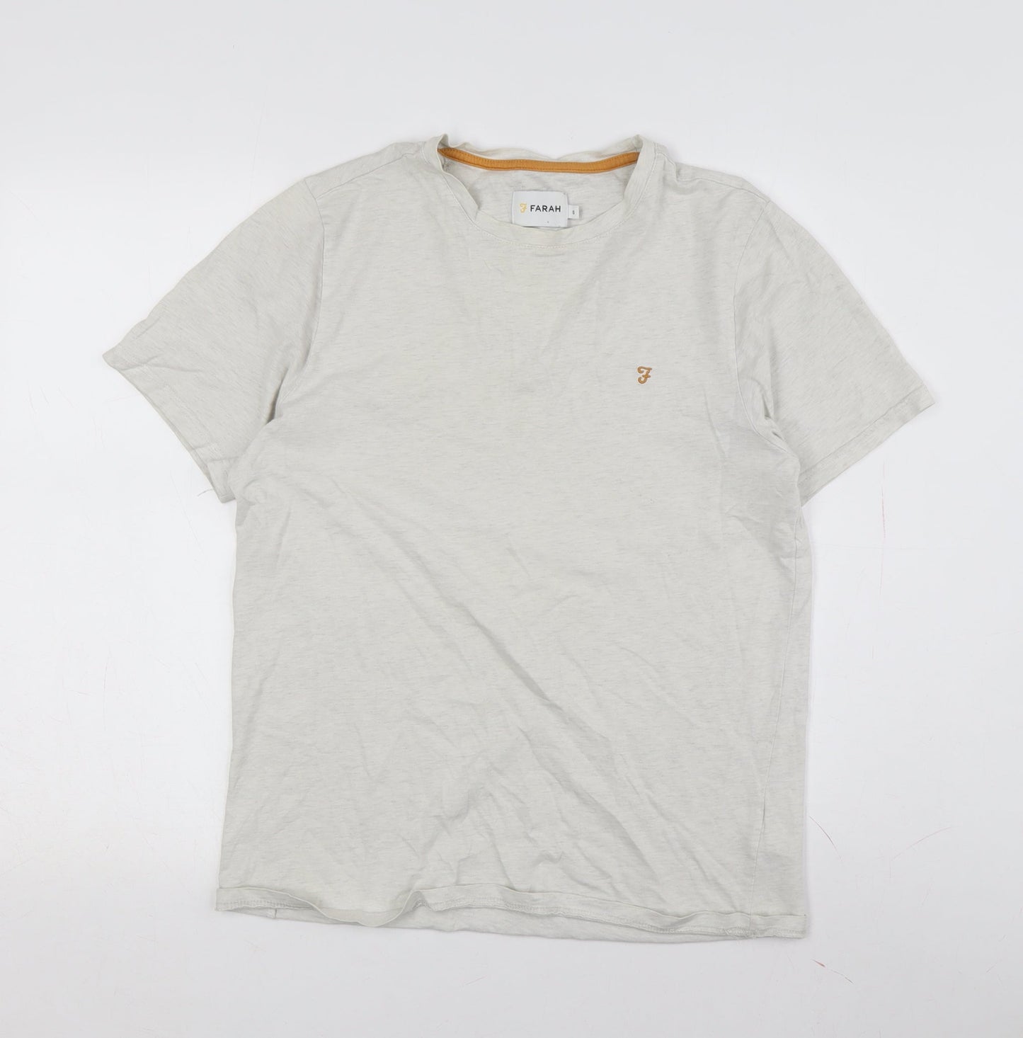 Mens UK Size M Farah Beige  T-Shirt