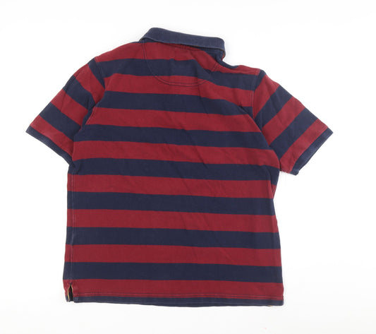 Joules Men's Multicoloured Striped Polo Shirt - Size S, Classic