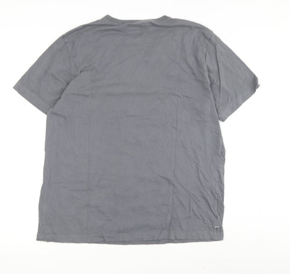 Mens UK Size 2XL Crew Clothing Co. Grey  T-Shirt