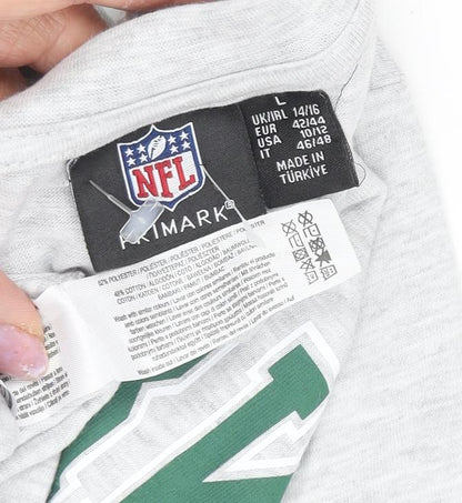 NFL Men's Grey New York Jets T-Shirt Size L