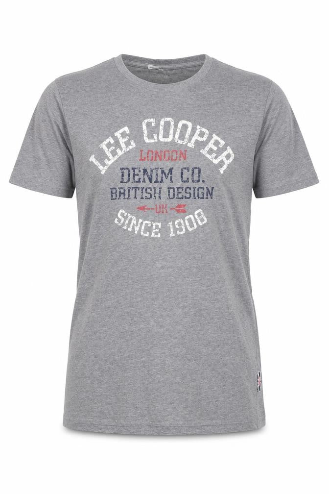 Mens UK Size S Lee Cooper Grey  T-Shirt